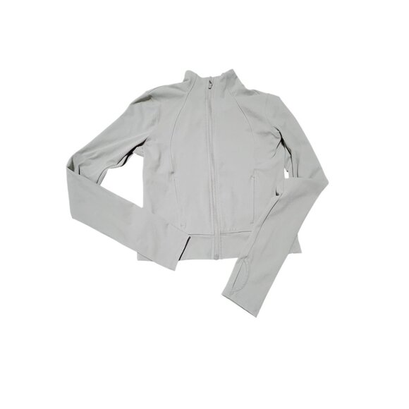 90 DEGREE By Reflex Full Zip Jacket Women Small Stretch Running Yoga Green - Picture 1 of 8